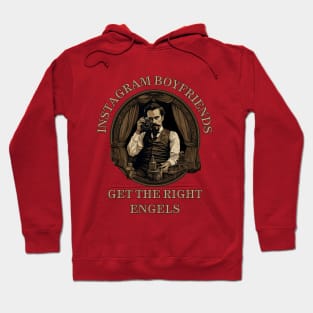 Funny philosophical Friedrich Engels light design - Instagram Boyfriends Meme Hoodie